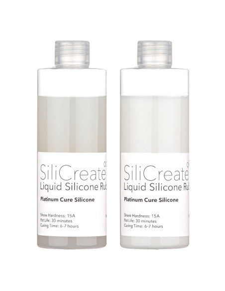 Cauciuc siliconic lichid SiliCreate, cu întărire prin platină, Shore 15A
