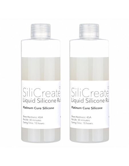 SiliCreate liquid silicone rubber, medium-firm, Shore 45A