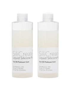 Gomma siliconica liquida SiliCreate, morbido, Shore 20A, indurimento rapido