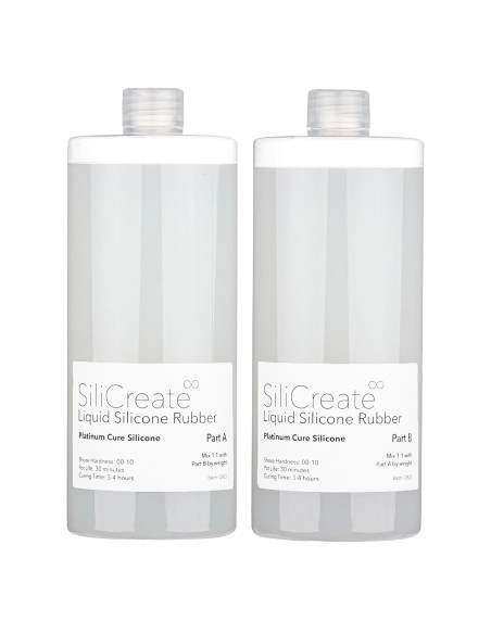 Σιλικόνη SiliCreate, υγρή, σιλικονούχος καουτσούκ, με κασσίτερο, μαλακή, Shore 40A